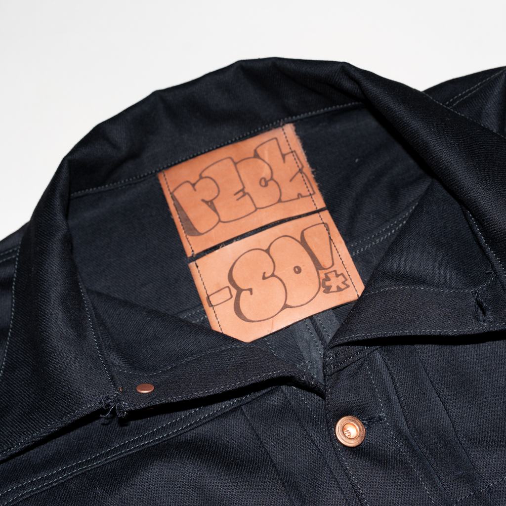 RECKSO DENIM JACKET (BLACK) [PRE-ORDER]