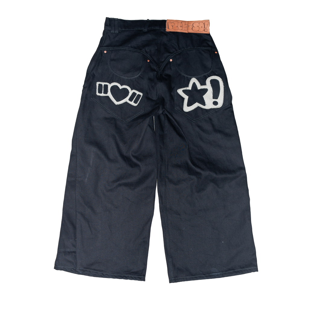 STUNNA JEANS (BLACK) [PRE-ORDER]